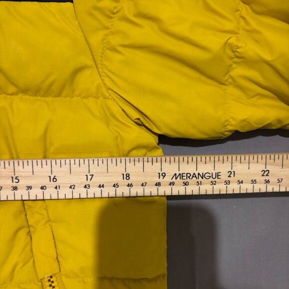 The North Face Massif Jacket 700 Youth Large Yellow Puffer Ski Outdoor Winter - Picture 5 of 7